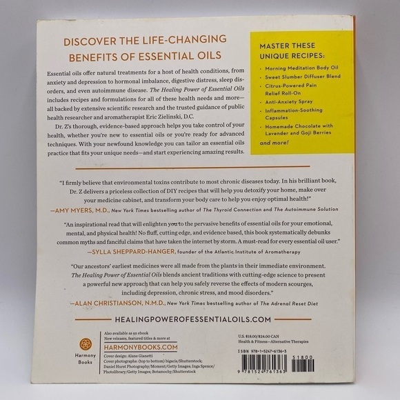 The Healing Power of Essential Oils  by Eric Zielinski, D.C. Book - Picture 2 of 6